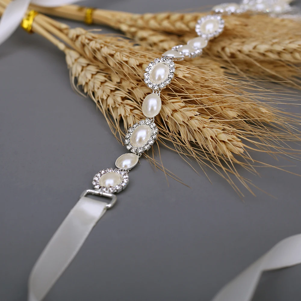 ZMS300 Handmade Silver Wedding Belt Rhinestone Bridal Bridesmaid Sash Dress Mariage | Свадьбы и торжества