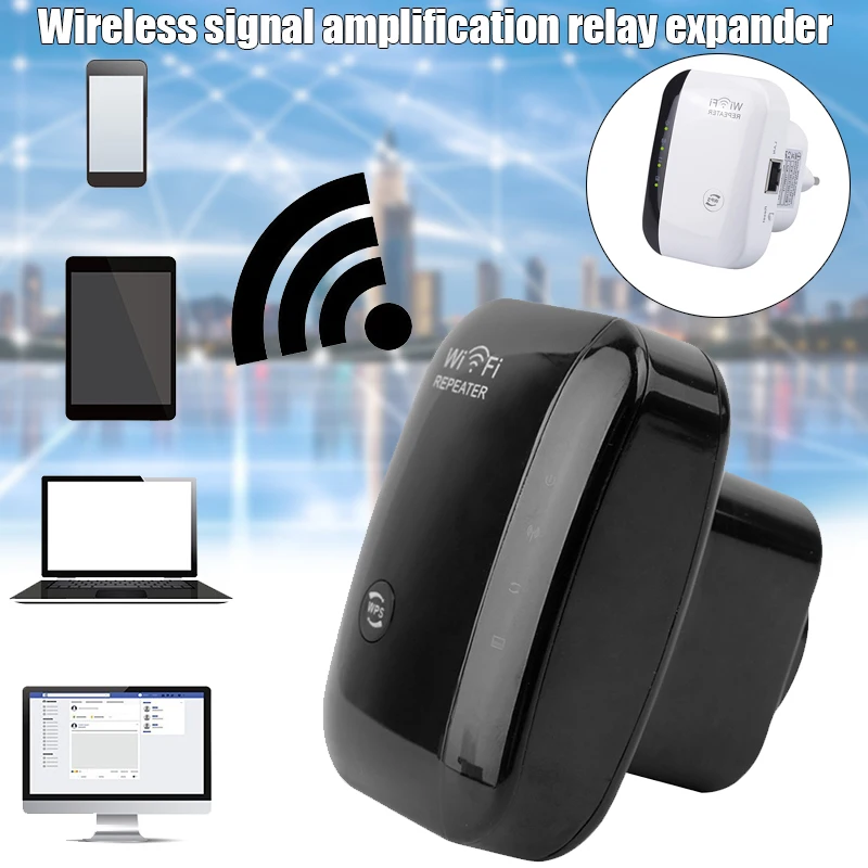 

300Mbps WiFi Repeater Wireless Router Extender WiFi Ranges Signal Booster GK99