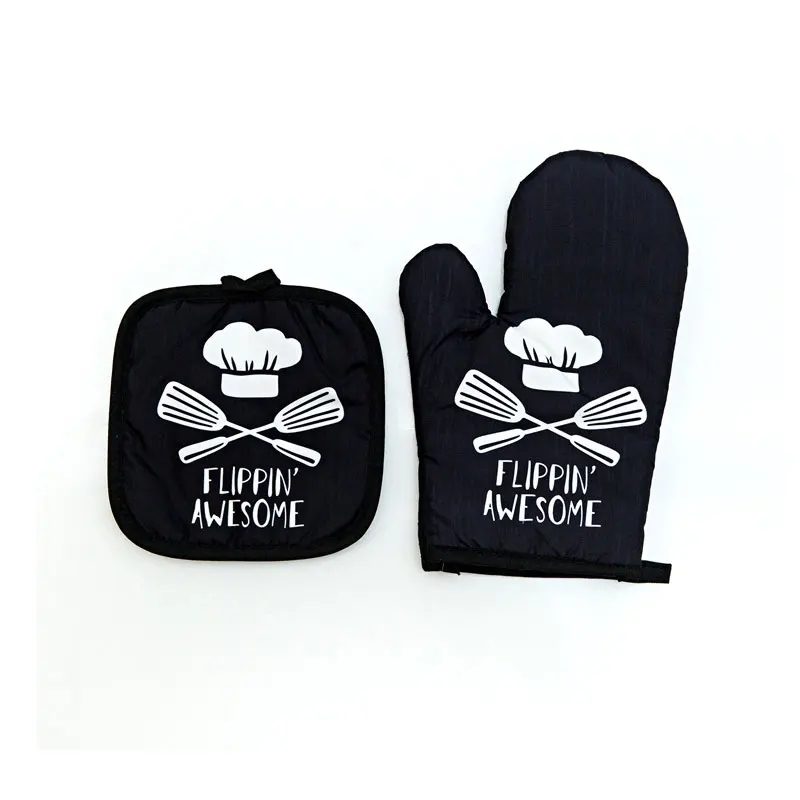 

Microwave oven gloves 2PCS Oven Mitts Heat Resistant Pot Holder Pad Protective Oven Gloves Kitchen Household Oven Mitts