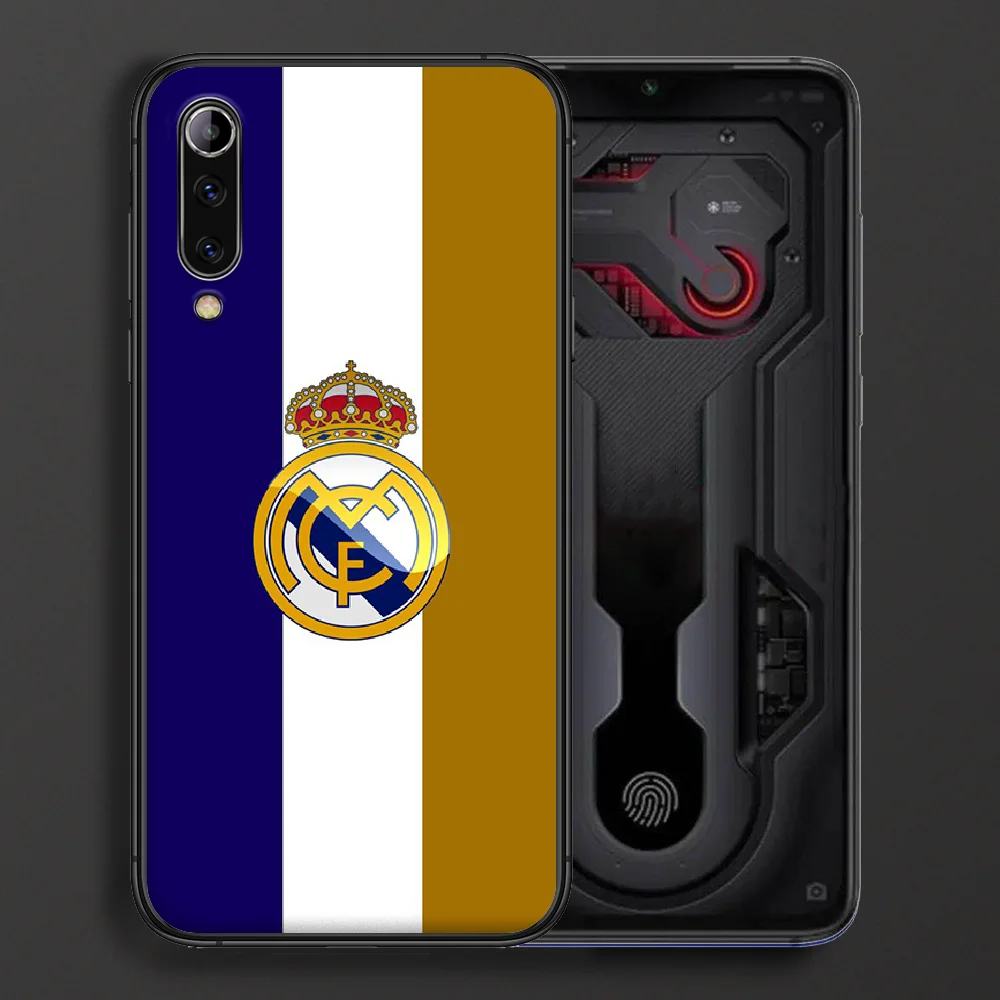 

Cover Real Madrid Club Phone Case For Xiaomi Mi Note 10 A3 9 MAX 3 A2 8 9 Lite Pro Ultra black Back Fashion Hoesjes Trend Coque