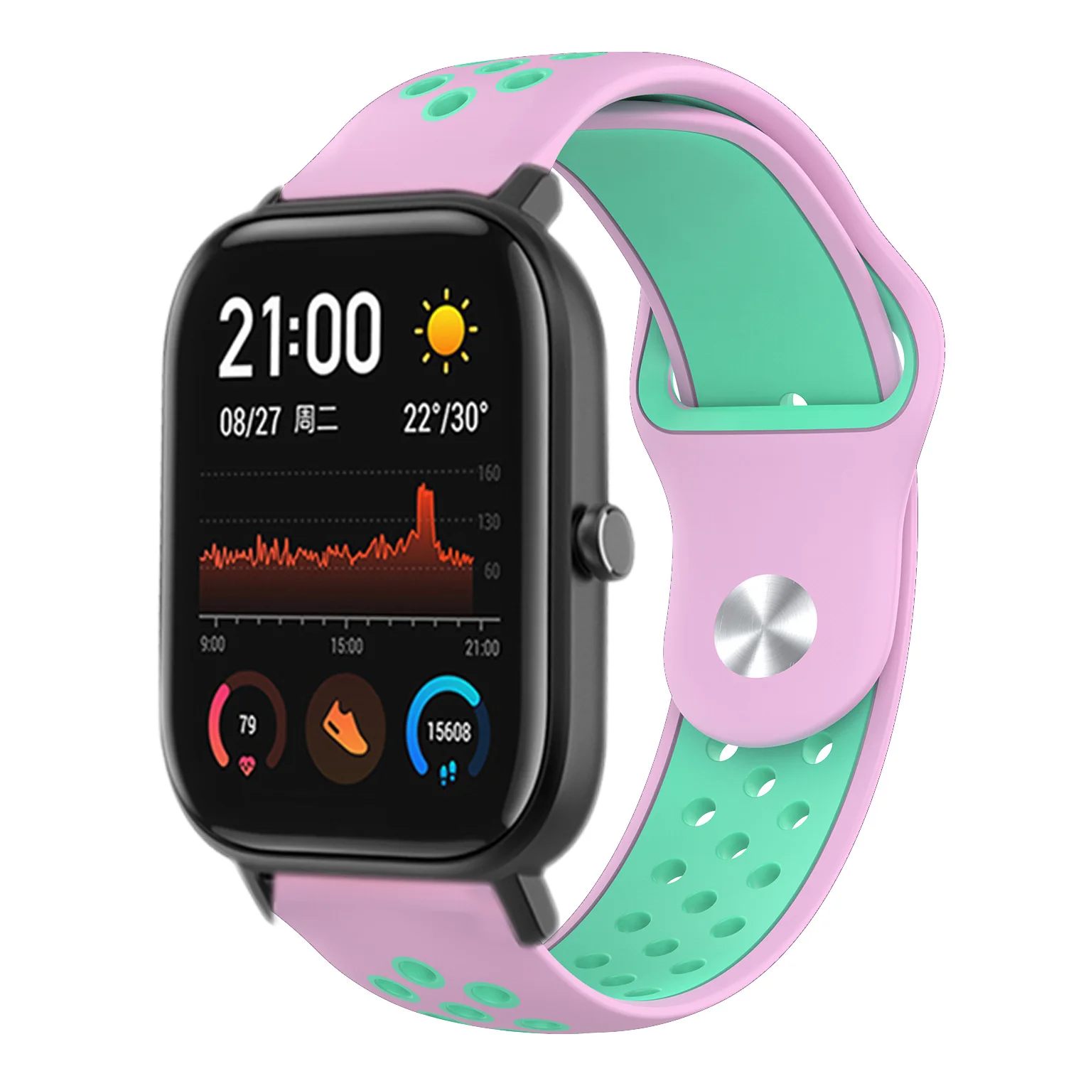 Силиконовый ремешок для Xiaomi Huami AMAZFIT GTS Smart Watch Band 20 мм для Amazfit GTR 42 мм браслеты Correa