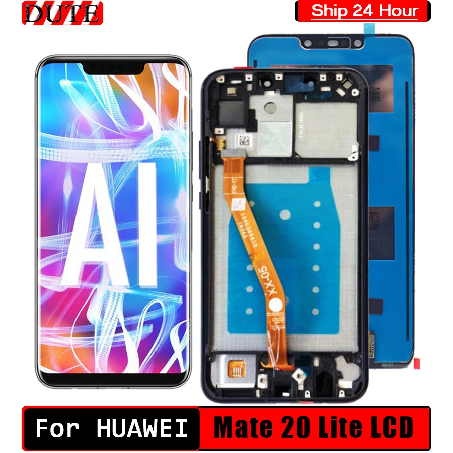 Оригинальный ЖК дисплей для Huawei mate 20 lite кодирующий преобразователь сенсорного