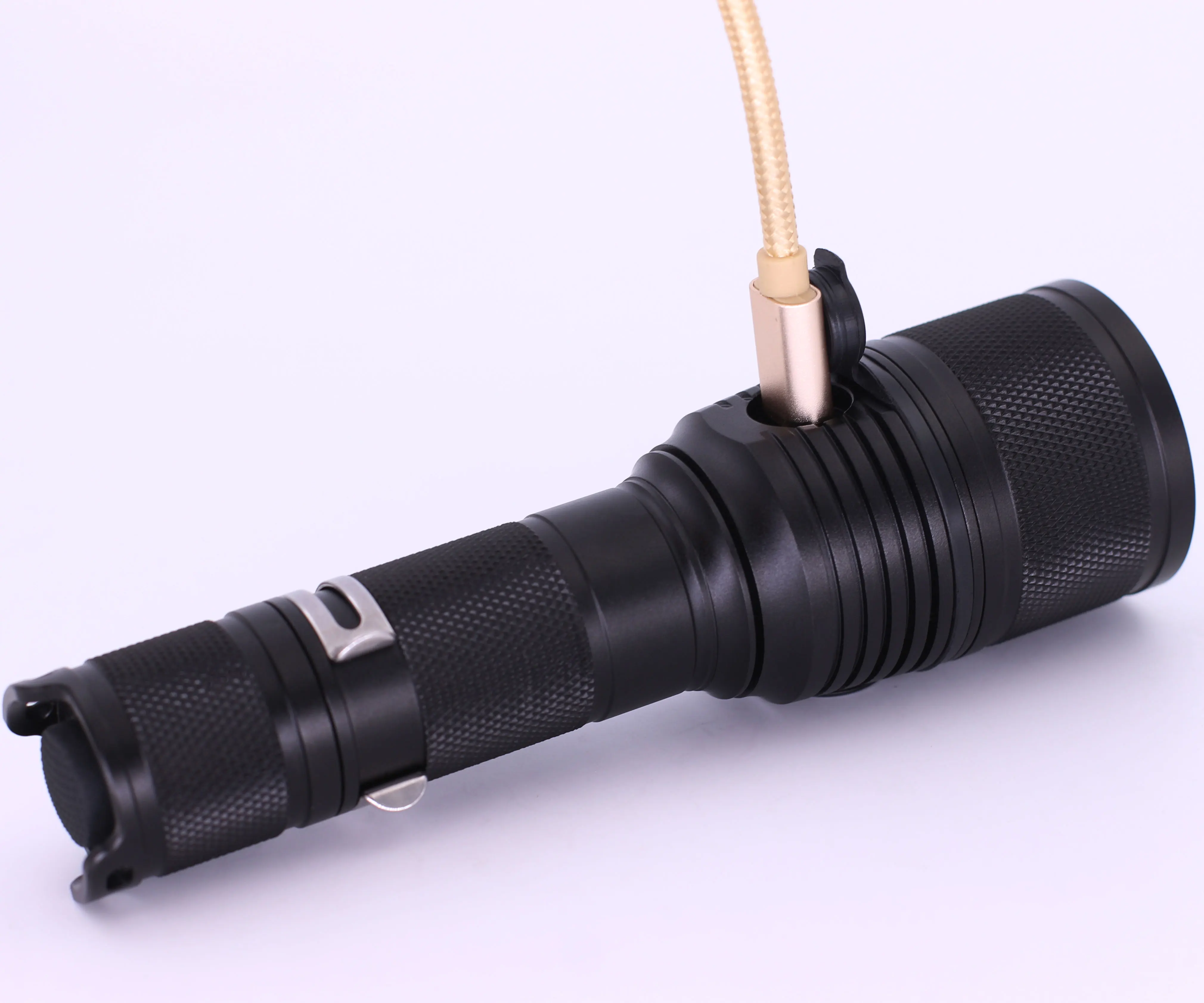 Mezzol X6R SST40 1400LM USB Перезаряжаемый светодиодный светильник-вспышка для самообороны, светильник для кемпинга, лампа для велосипеда