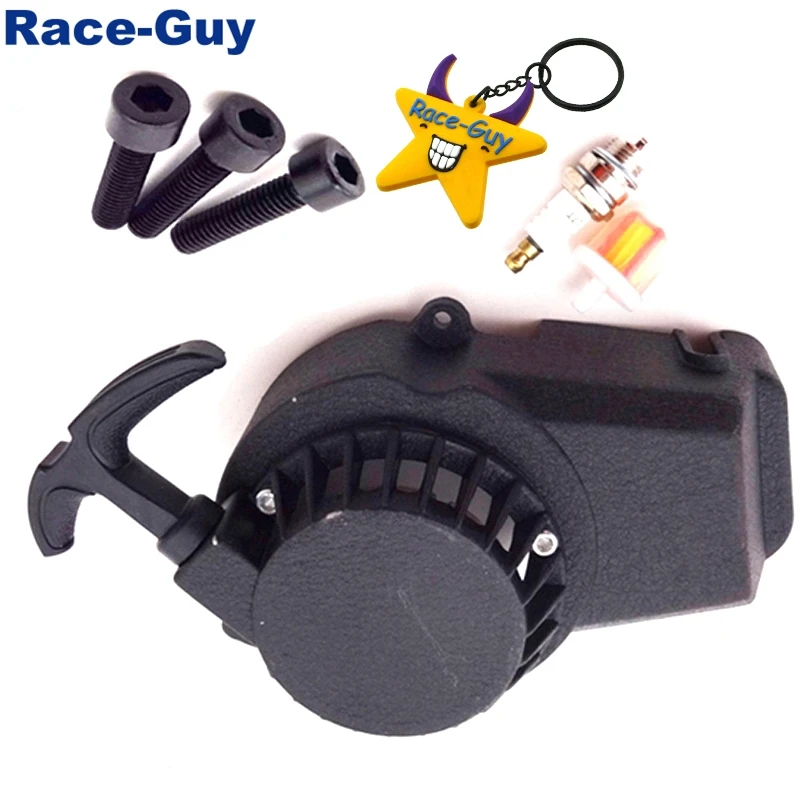 Стартер с отдачей черного алюминия + Свеча зажигания L7T топливный фильтр винтовые