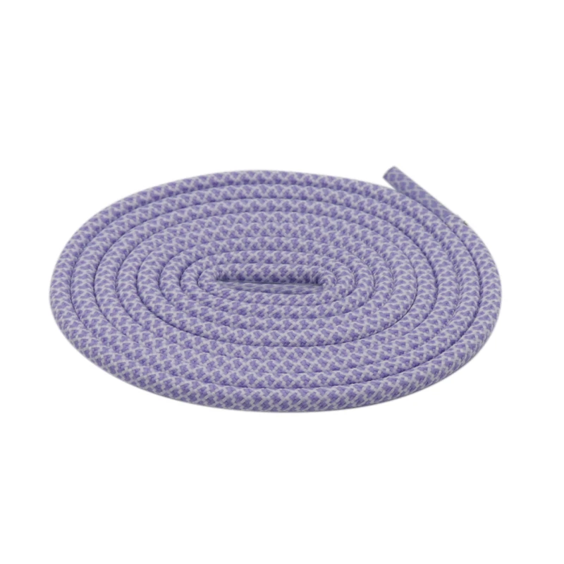 

4.5MM Good Purple Polyester Laces Color Contrast Matching Unconventional Eye-Catching Ropes For Colorful Unique Shoes