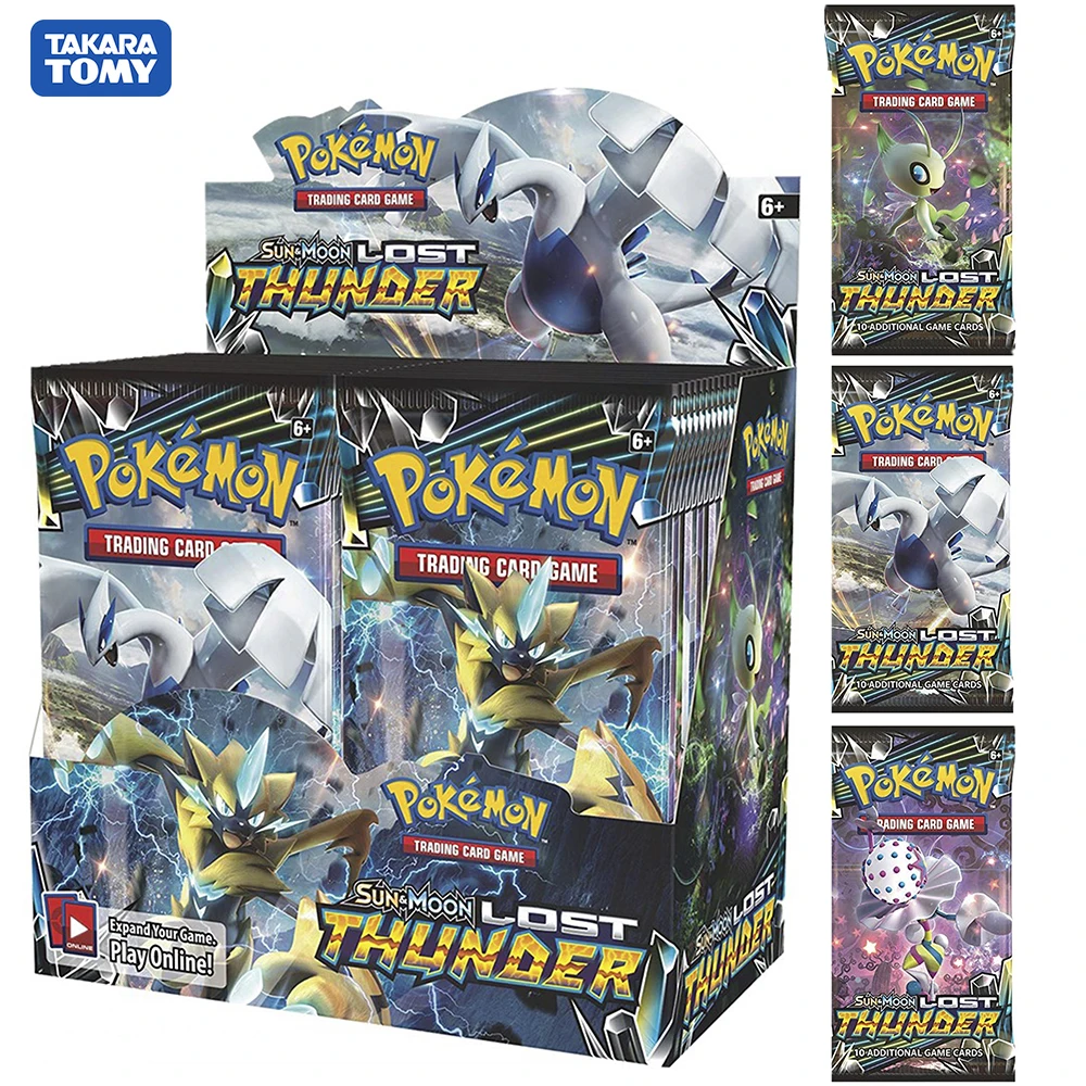 324 шт./кор. Карты Покемон TCG: солнце и луна серия усилитель коробка коллекционная