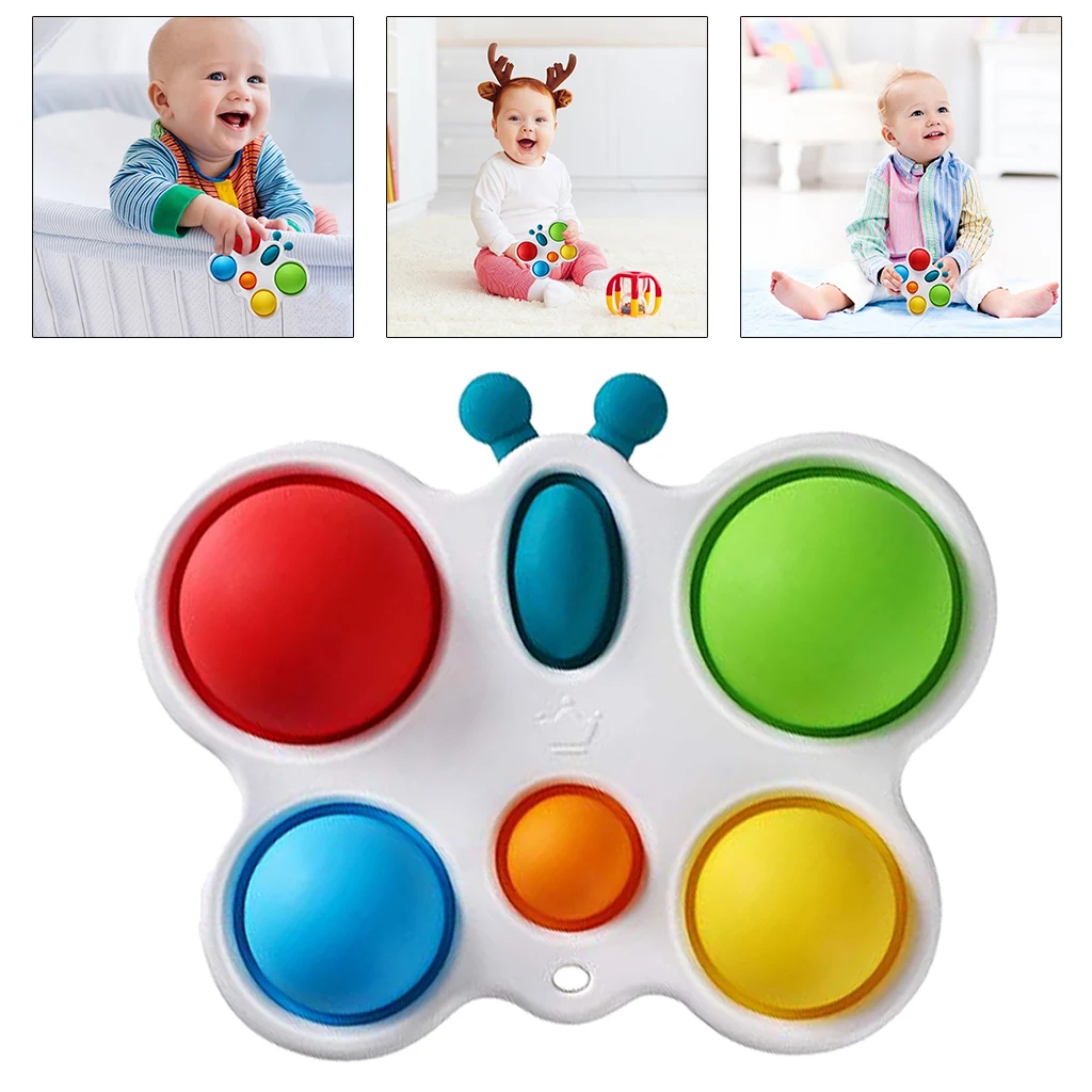 Juguete sensorial para beb&eacute;s, tablero de presi&oacute;n Simple-4