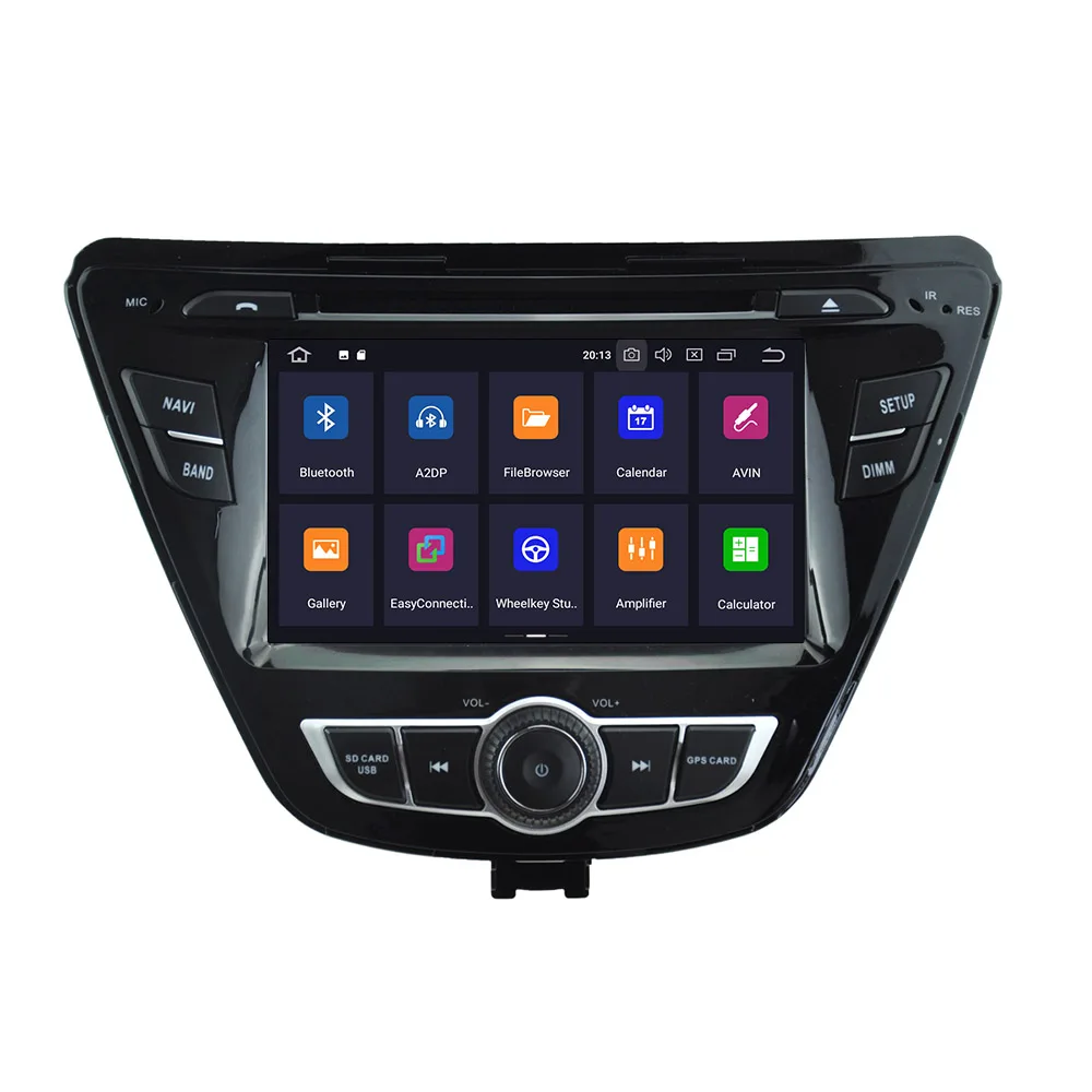 Автомобильный DVD-плеер на Android 10 0 4 Гб + 64 ГБ для Hyundai Elantra 2011-2013 Автомобильная