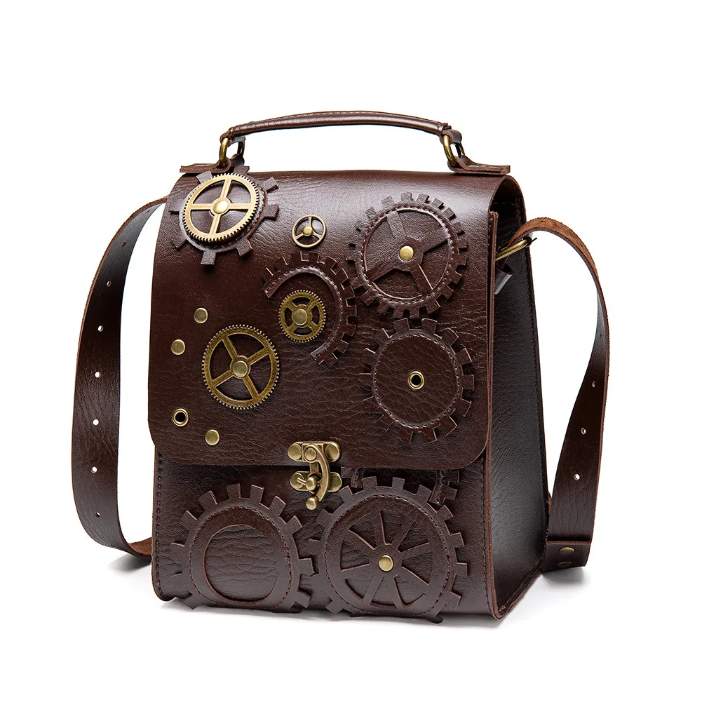 

Cosplay 2021 New Bags Steampunk Retro Style Women's One Shoulder Crossbody Bag Portable Game Bag