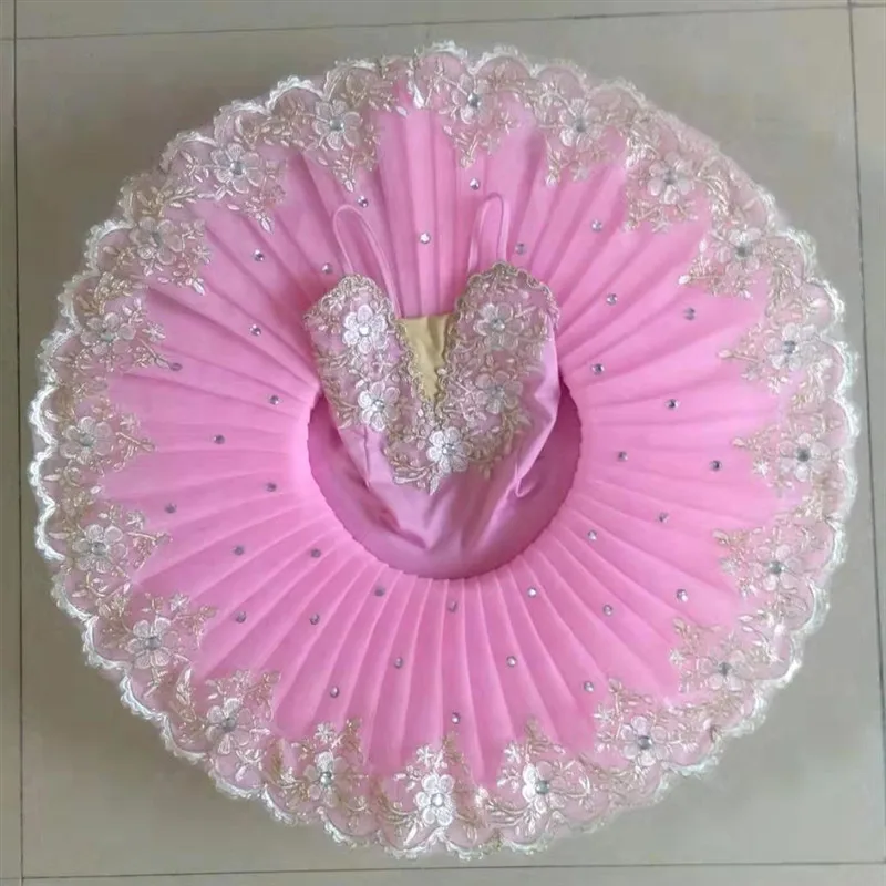 

White Ballet Tutu Skirt Ballet Dress Children's Swan Lake Costume Kids Belly Dance Costumes Stage Professional