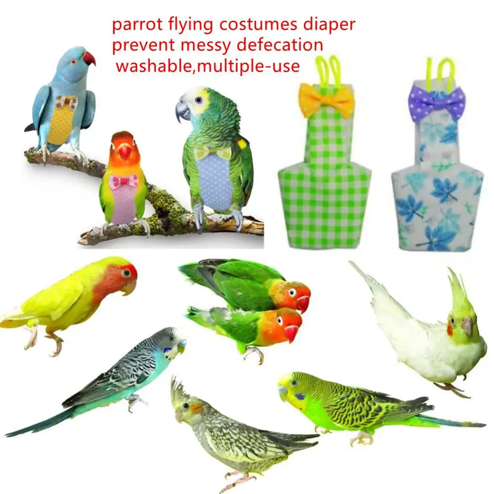 Новые креативные пеленки для птиц одежда попугая летающие костюмы животных