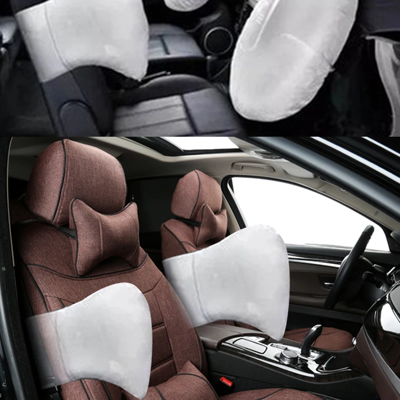 Чехлы AutoDecorun на сиденья для Peugeot 307SW комплект накидок льняная ткань Автомобильная