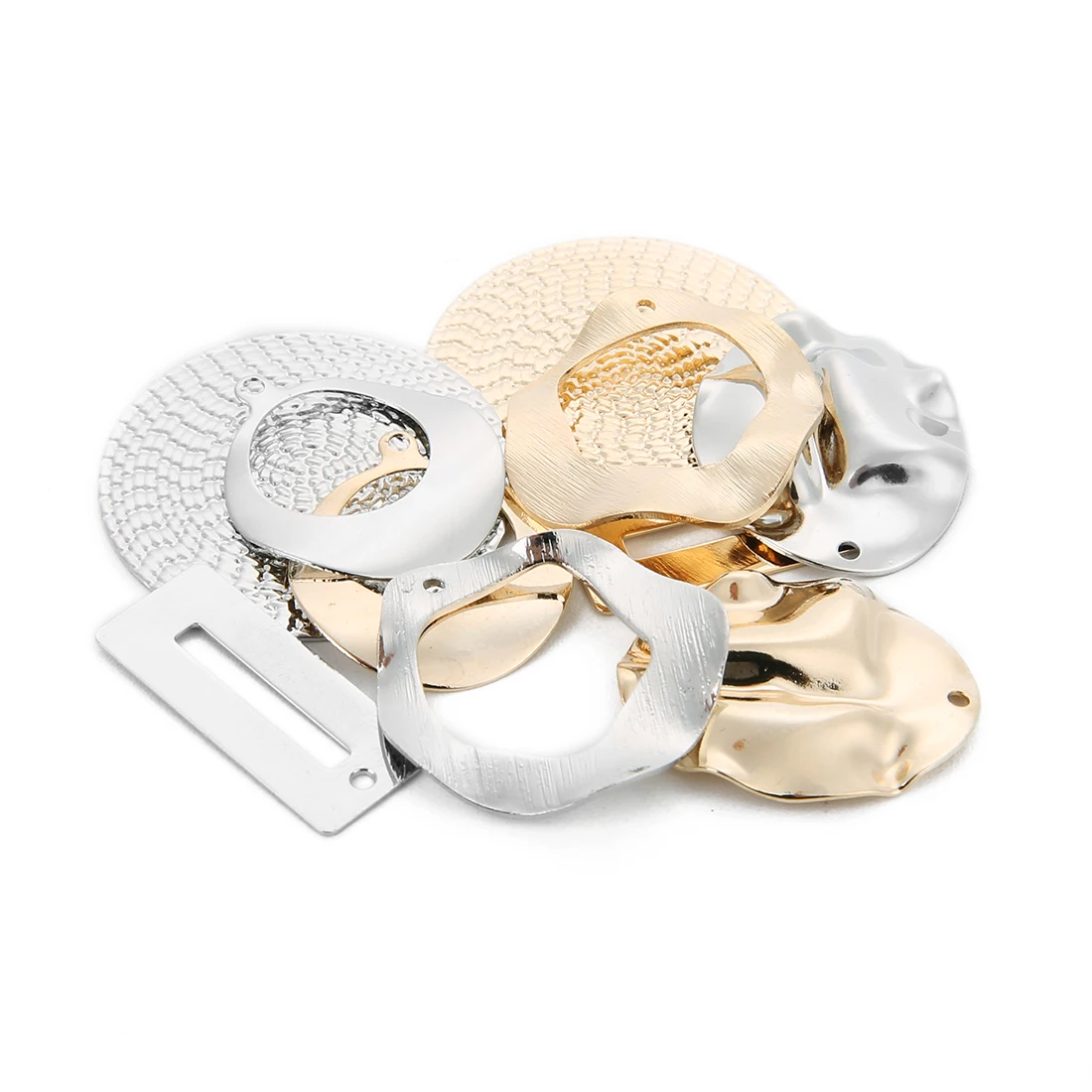 10 шт./лот искусственные медные серьги неправильной геометрической формы в стиле