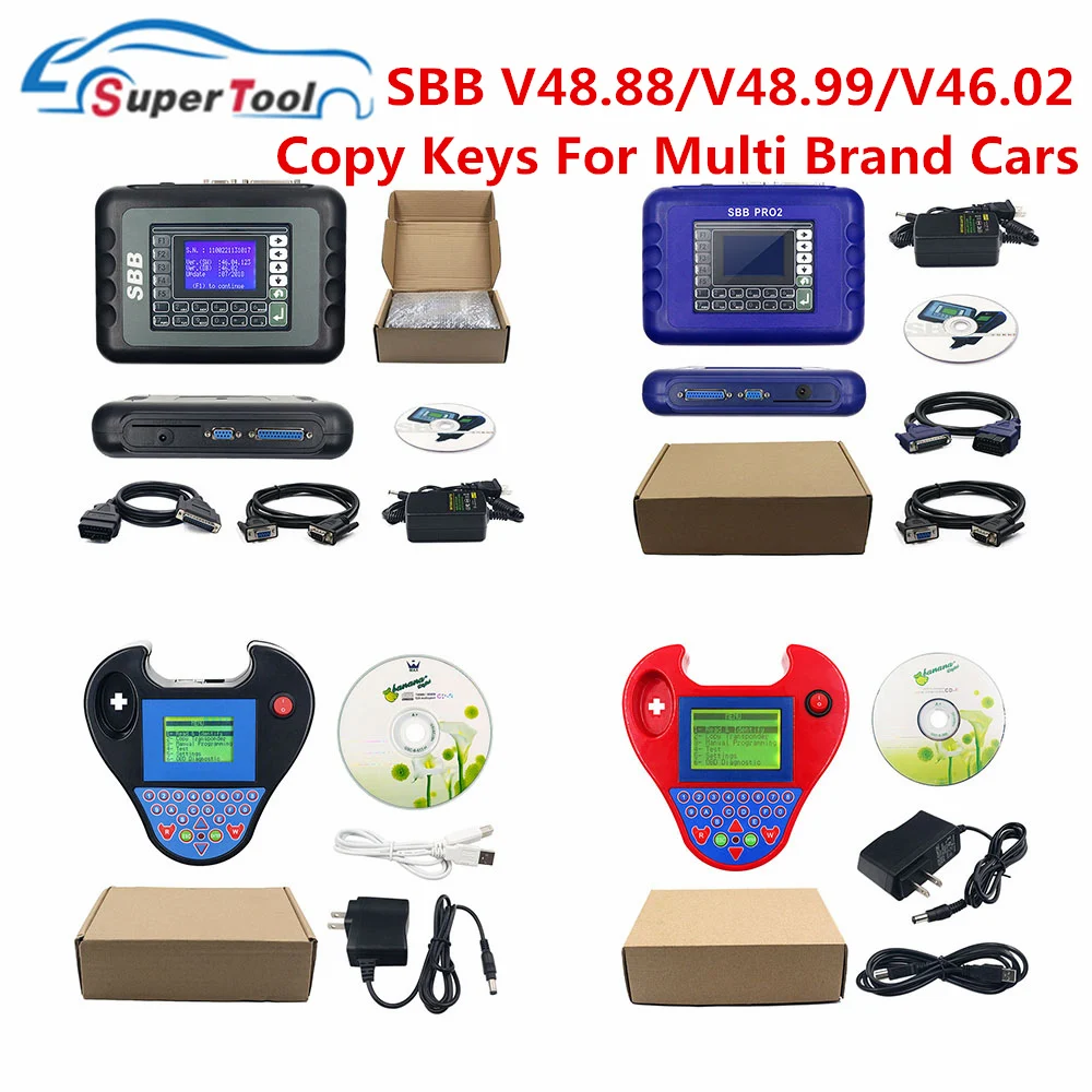 Последняя новинка SBB Pro2 V48.99 V48.88 V46.02 Mini Zedbull Auto программатор ключей Pro 2 48 99 88 Zed Bull OBD2