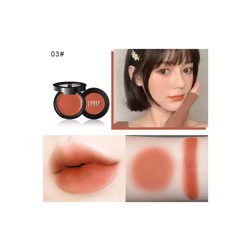 Палитра для румян палитра макияжа лица многоцелевая матовая помада теней румяна