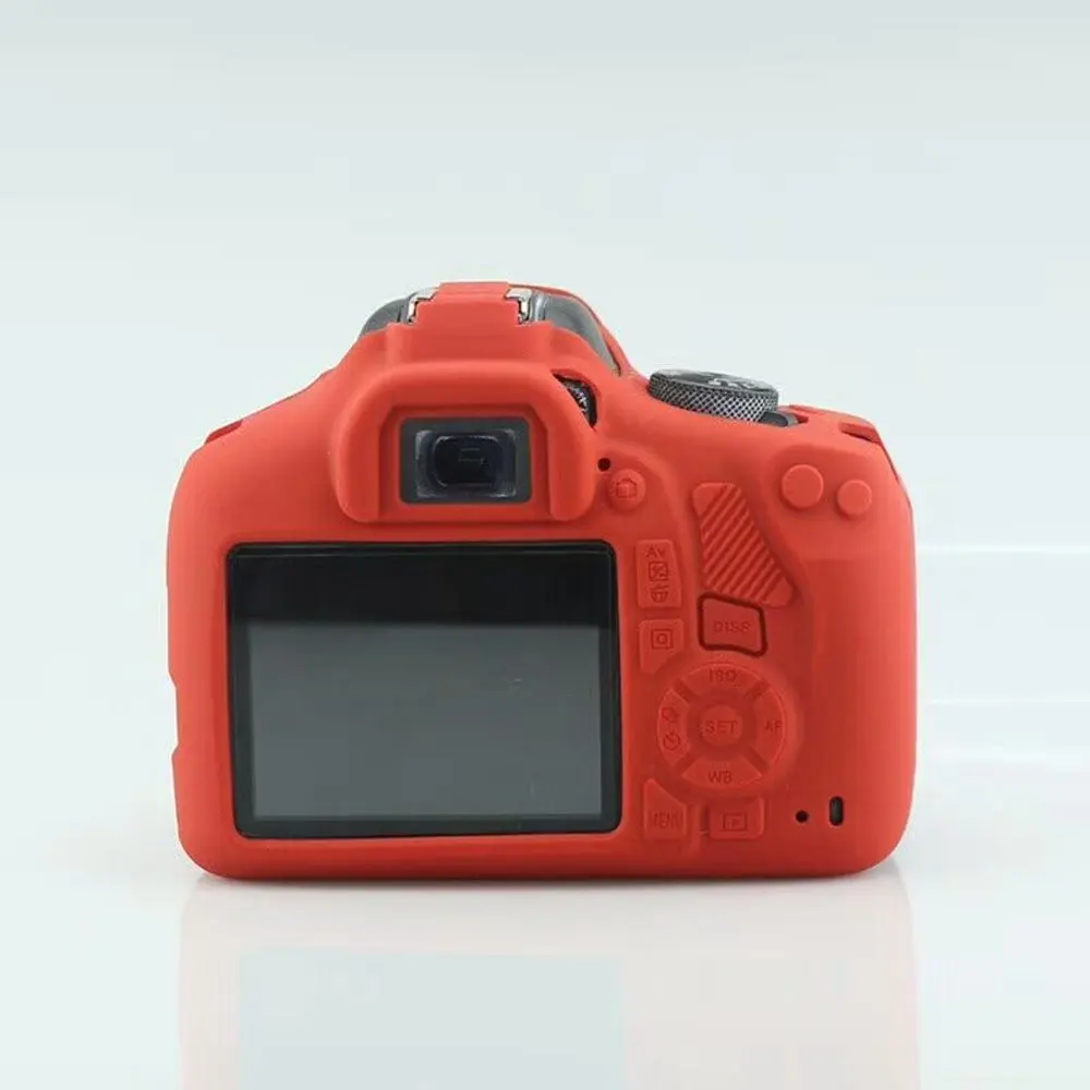 Силиконовые Камера чехол для цифровой однообъективной зеркальной камеры Canon EOS R 1300D T6 M50 5D II III IV 5D3 5D4 4000D T100 800D T7i 6D II 6D2 80D 200D 250D SL2 SL3 750D