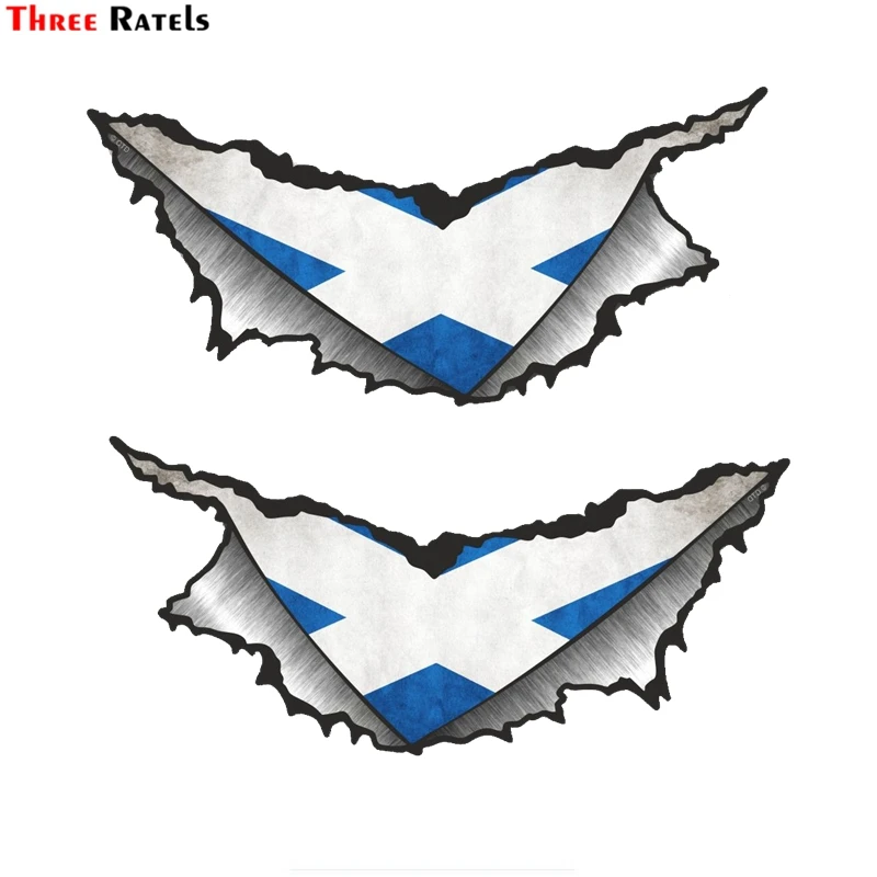 Три Ratels FTC 1126 # большой пара треугольный рваные металлический Шотландия