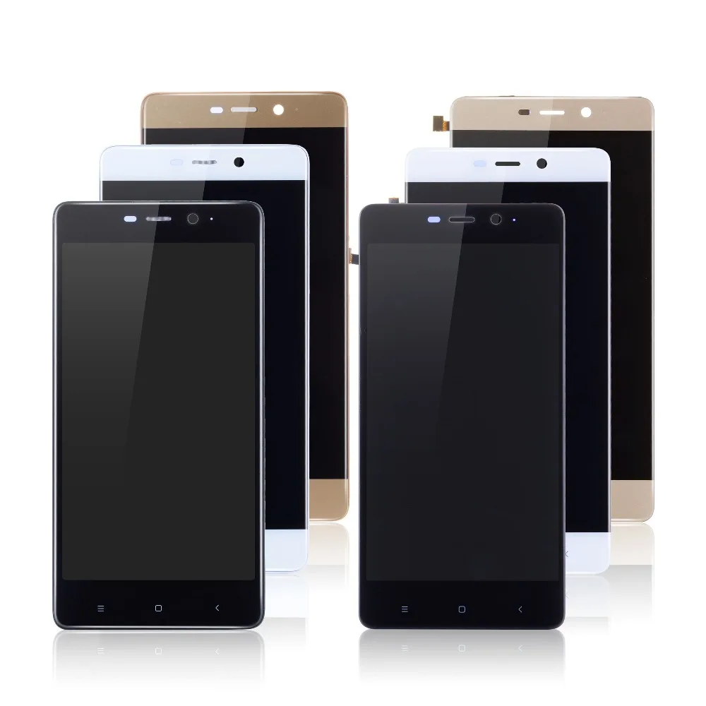 С рамкой сенсорный экран Ksiomi Xiomi Redmi 4 Prime ЖК модуль замена на для Xiaomi Pro 10 касаний| |