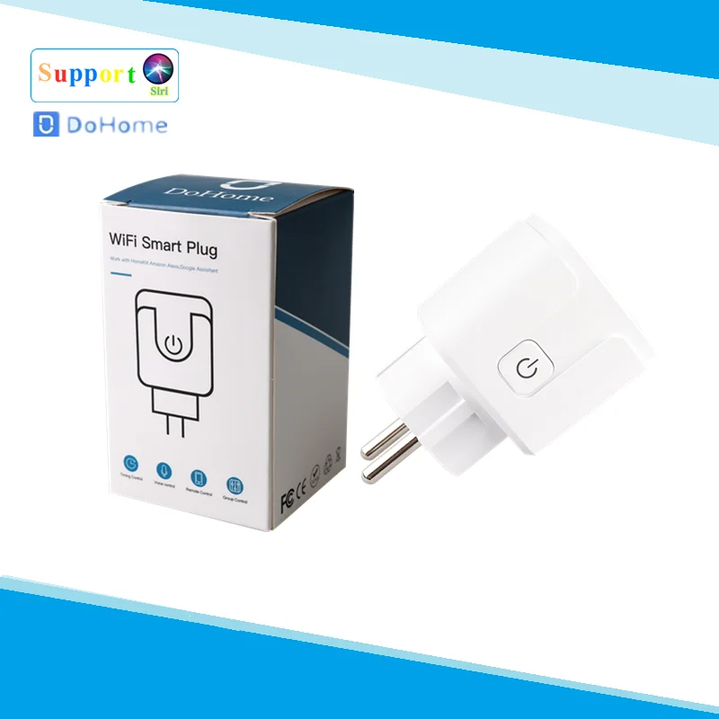 Умная розетка Dohome EU с поддержкой wifi и таймером Siri Wi Fi дистанционным управлением