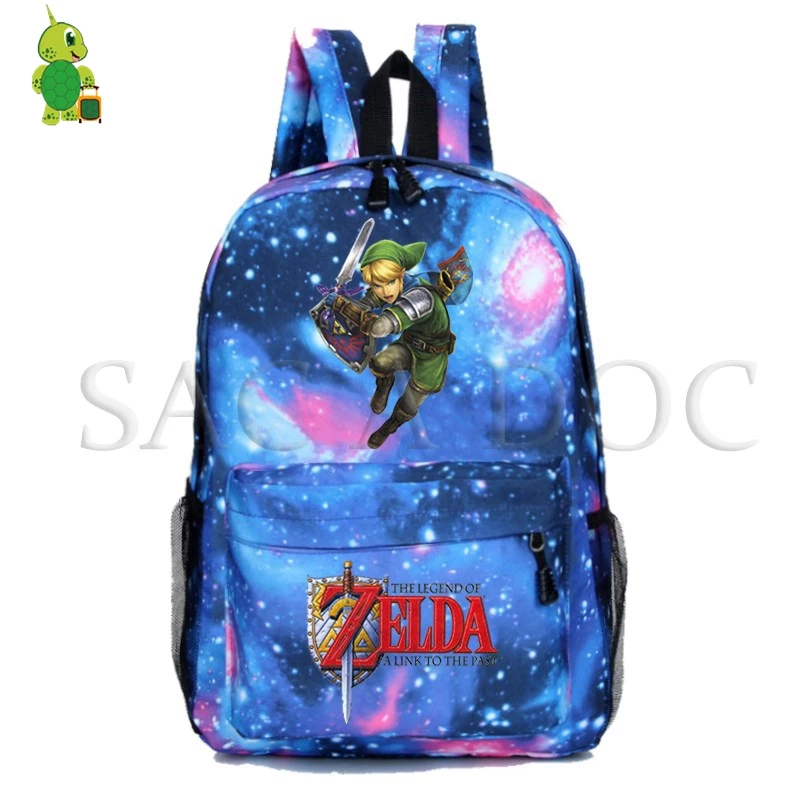 26 Легенда о Зельде игровой рюкзак для Galaxy Link Majora's Mask школьные сумки для подростков девочек мальчиков путешествия рюкзак Детский рюкзак для книг - Цвет: 26