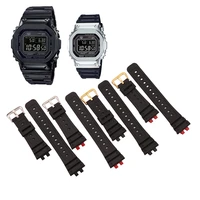 resin strap mens pin buckle watch accessories for casio g shock gmw b5000 outdoor sports waterproof rubber strap ladies band