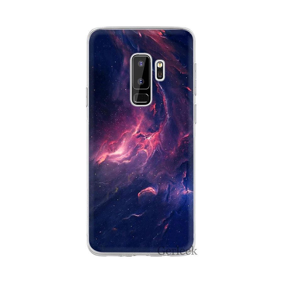 Phone Case For Samsung Galaxy S6 S7 Edge S8 S9 S10 S10E Plus Note 8 9 M10 M20 M30 M40 Cover antasy Nebula Space Star Universe | Мобильные