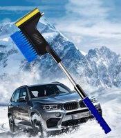 car snow brush removal extendable with ice scraper detachable snow mover for car auto suv truck windshield windows