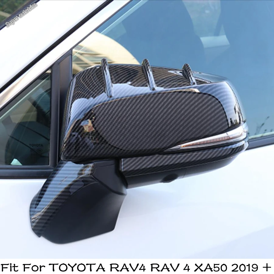 

Car Rearview Mirror Strip Cover Trim Decorate Cap Moulding Accessories Exterior ABS Fit For TOYOTA RAV4 RAV 4 XA50 2019 - 2022