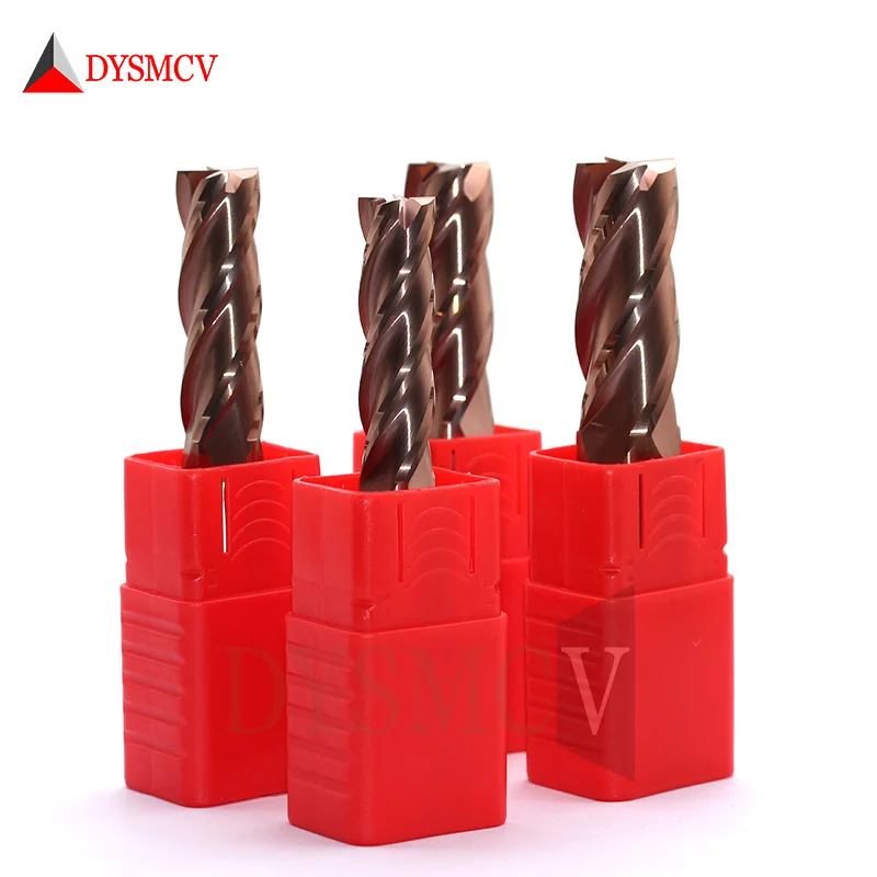 Концевая фреза HRC60 твердосплавная спиральная стандартная длинная с 4 канавками 8