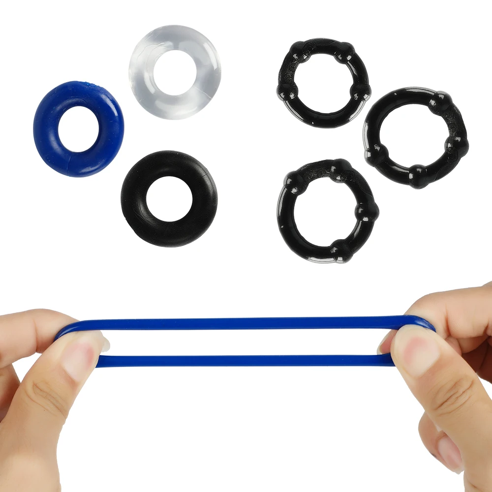 Кольцо для Пениса 3 петуха задержка эякуляции силиконовый приятный прилив с