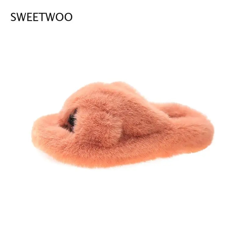 

Summer Women's Fluffy Raccoon Fur Slippers Shoes Women's Fur Flip Flops Flat Fur Sandals Outdoor Sandals Women's Amazing Shoes