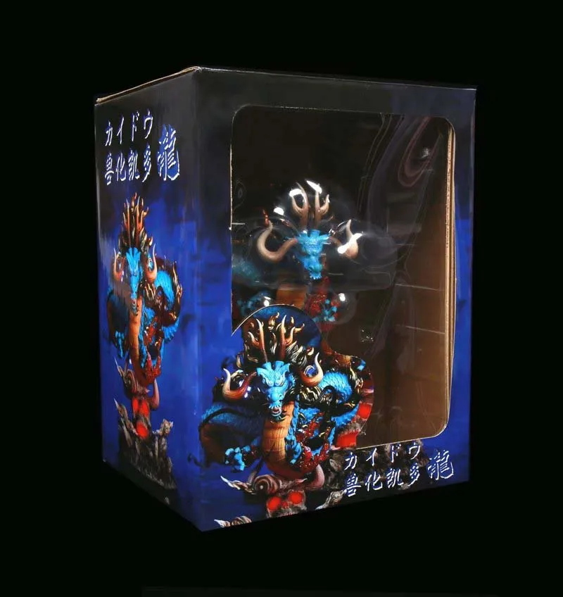

ONE PIECE Four Emperor Beasts Pirates Animalizing Kaido Gragon Figure Scene Statue Collectible Toys With Light