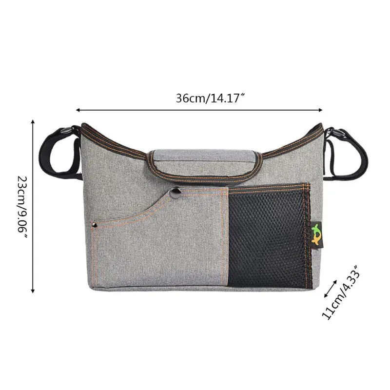 

Mummy Bag Pram Pushchair Organizer Universal Baby Stroller Storage Buggy Cup Bottle Bag Holder