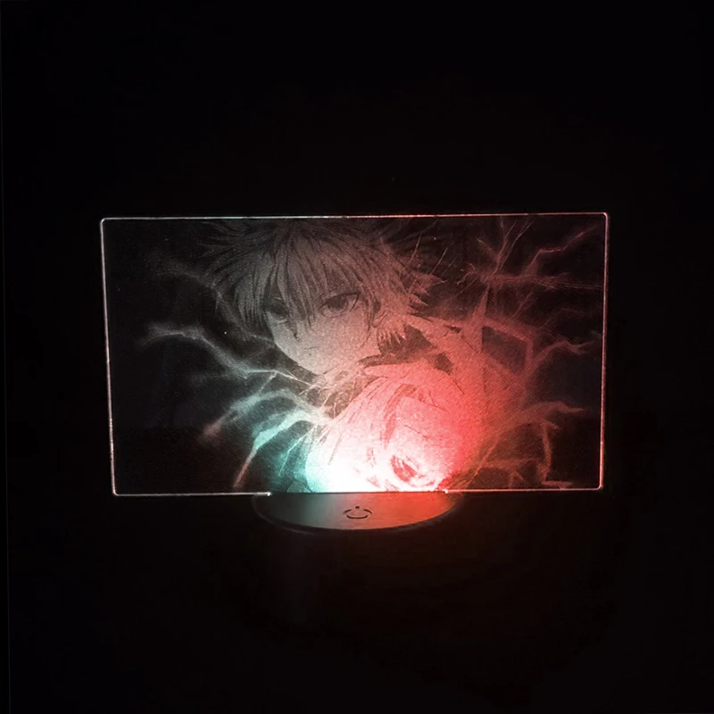 

Touch Sensor Two Tone Lamp HUNTER HUNTER Killua Zoldyck Japanese Anime Manga Dropship Best Selling Kids Two Tone 3D Lamp