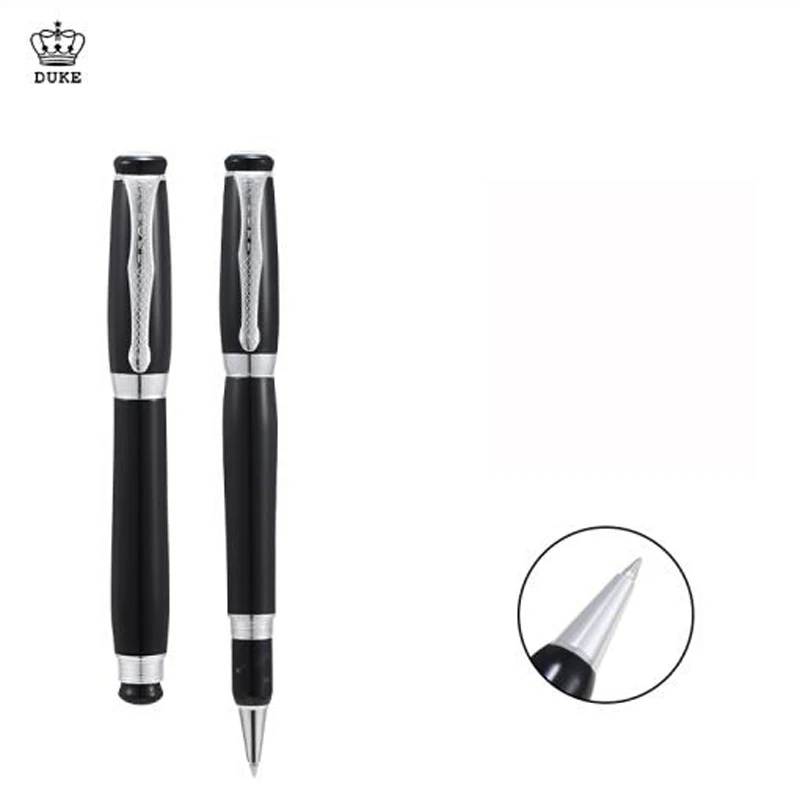 

Duke Tutor Vintage Rollerball Pen Black Barrel and White Pearl on Top Ideal for Business Office Home or With Gift Box