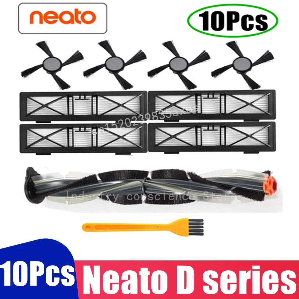 

Запасные части, роликовый основной фильтр щетки для Neato Botvac D85 D3 D5 D7, подключенный серии D, фотокомплект