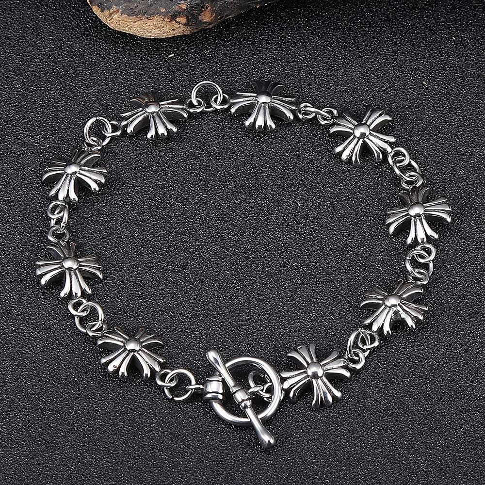 

Мужской браслет из нержавеющей стали в стиле «хип-хоп»