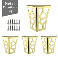 1pcs hollow out modern furniture sofa legs heavy duty modern style cabinet table leg for sofa coffee table cabinet tv stands