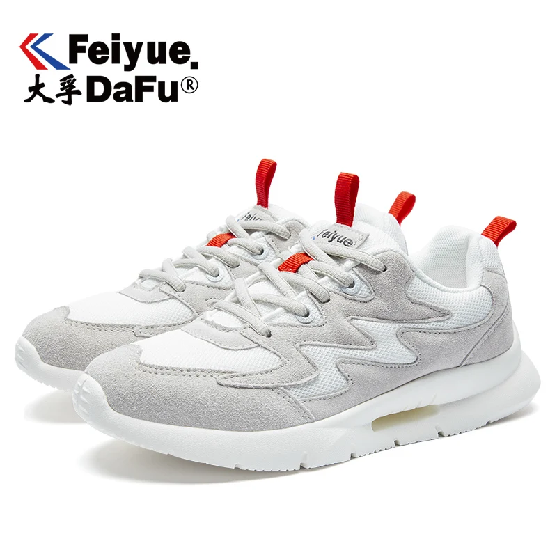 Feiyue7001 Casual Shoes Vulcanized Dad Sneakers Women Shoes Lace-up Platform Comfortable Breathable Non-slip Shoes Free Shipping