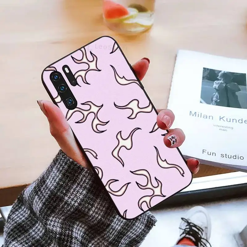 

Fashion Flame Pattern Phone Case For Huawei honor Mate P 9 10 20 30 40 Pro 10i 7 8 a x Lite nova 5t