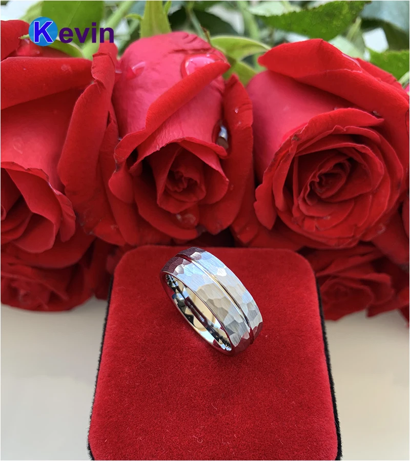 Кольцо молоток для мужчин женщин обручальное кольцо из вольфрама уникальная