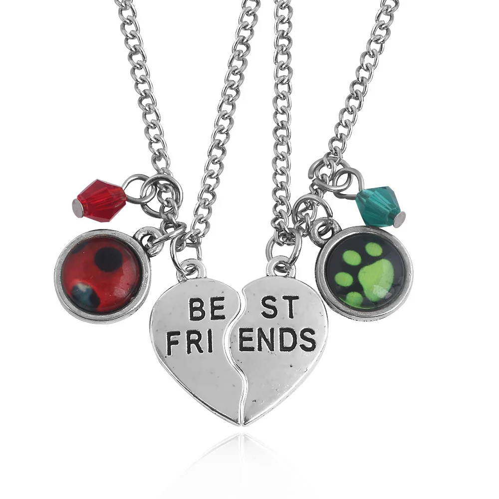 

Friendship Jewelry Forever Best Friend Couple Pendant Necklace Choker collares