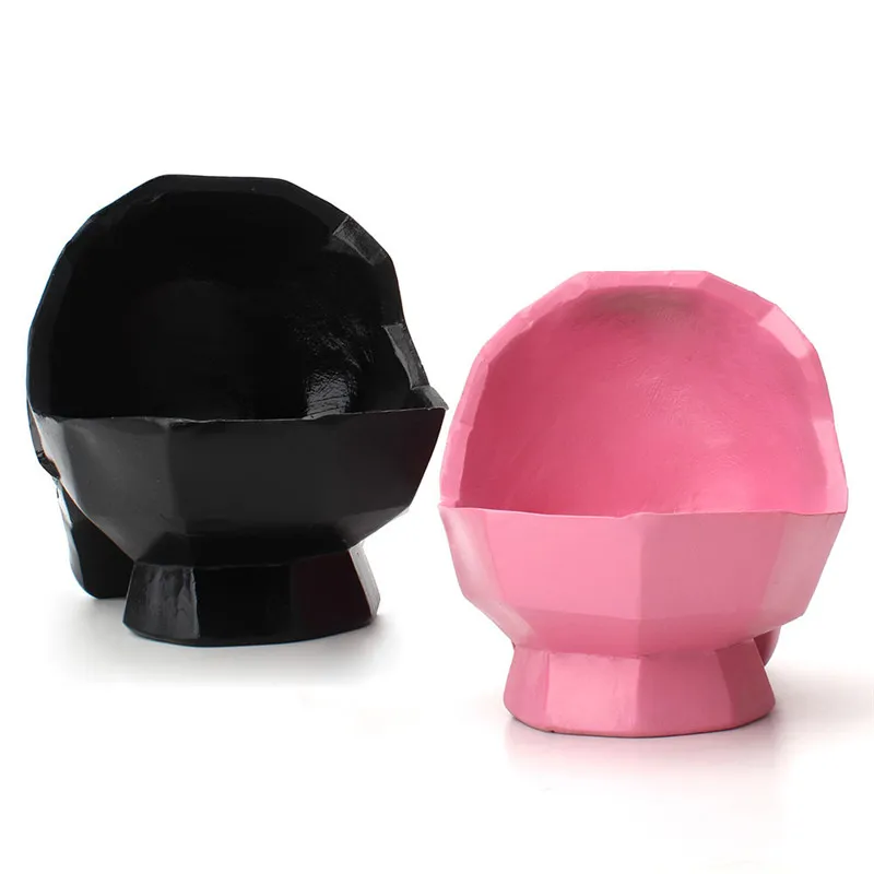 3D геометрическая коробка для хранения головы черепа Женские Ювелирные изделия