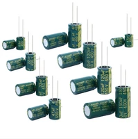 10pcs new aluminum electrolytic capacitor high frequency low esr 25v 35v 50v 63v 100v 160v 200v 250v 450v 68uf 4700uf 10000uf