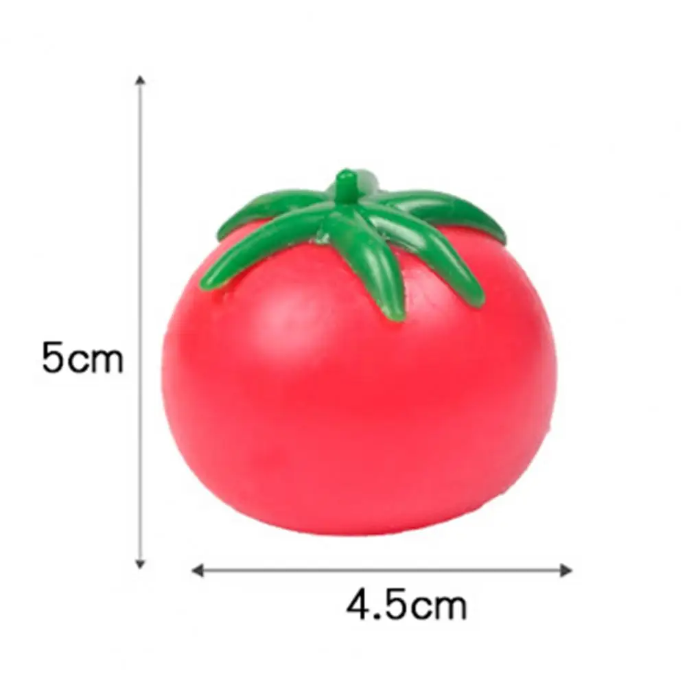 

2Pcs Novel Simulation Fruit Venting Tomatoes Stress Relief Decompression Toys Simulation Fruit Venting Stress Relief Toys