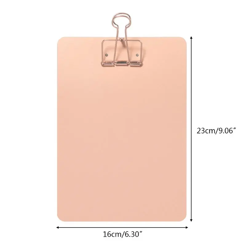 

Metal Clipboard Writing Pad File Folders Document Holder School Stationery Gifts