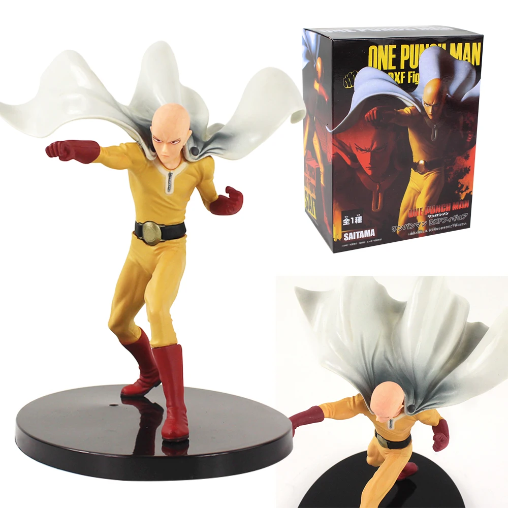 19cm Anime One Punch Man DXF Saitama Hero PVC Action Figure Doll Collectible Model Toy Kids Gift | Игрушки и хобби