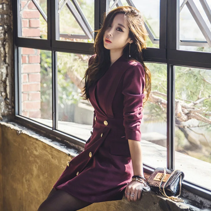 Женское облегающее платье с запахом элегантное двубортное большого размера XL в