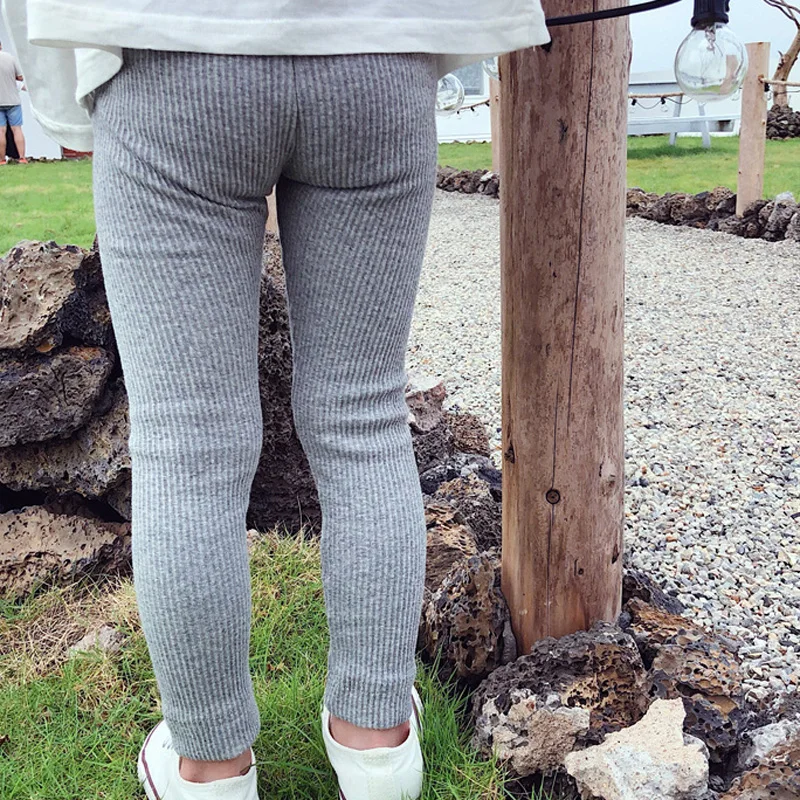 2020 новые леггинсы для девочек эластичные трикотажные повседневные узкие брюки