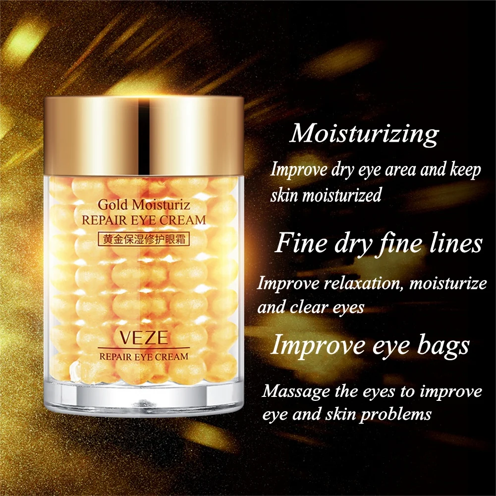 

Антивозрастной уход за кожей вокруг глаз, золото увлажняющий крем для век, антивозрастной, антивозрастной